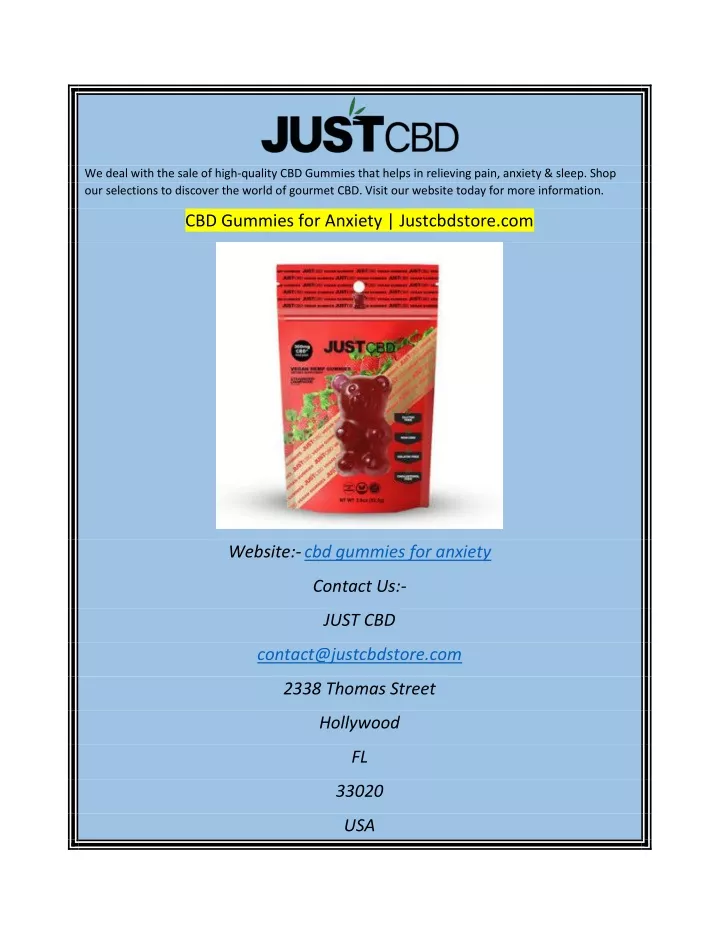 we deal with the sale of high quality cbd gummies