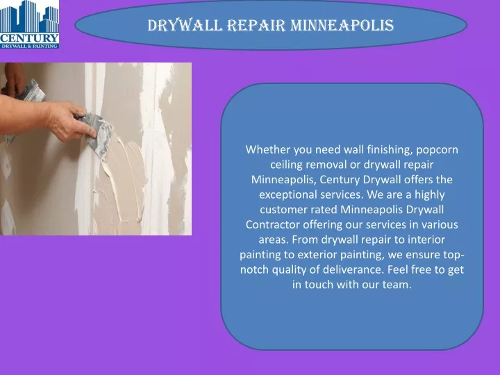 drywall repair minneapolis