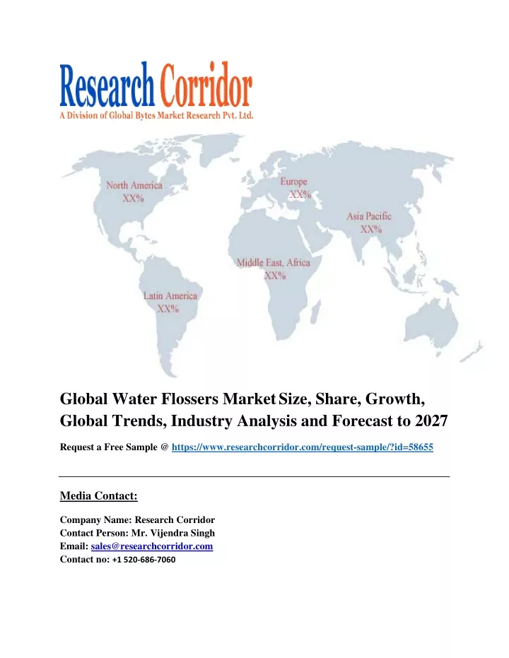 global water flossers market size share growth