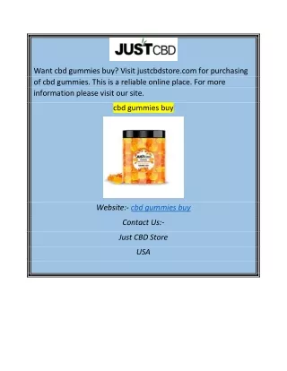 want cbd gummies buy visit justcbdstore