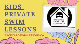 Kids Private Swim Lessons