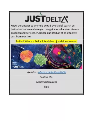 know the answer to where is delta 8 available