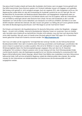 das ging schnell kroatien erlaubt seit heute