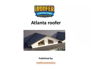 Atlanta roofer