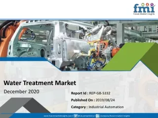 water treatment market december 2020