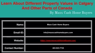 Learn About Different Property Values in Calgary And Other Parts of Canada