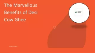 Benefits of Desi Cow Ghee