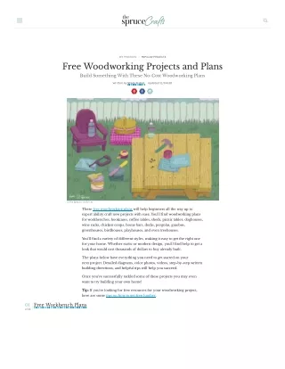 Free DIY Woodworking Plans to Build Anything