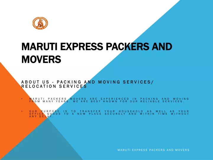 maruti express packers and movers
