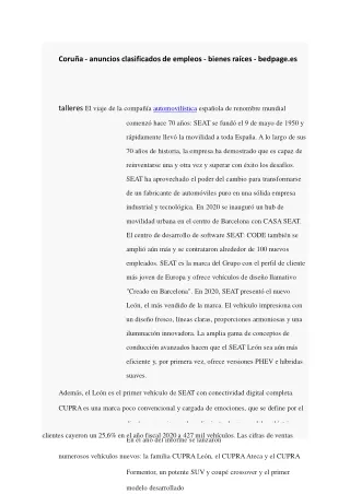 coru a anuncios clasificados de empleos bienes