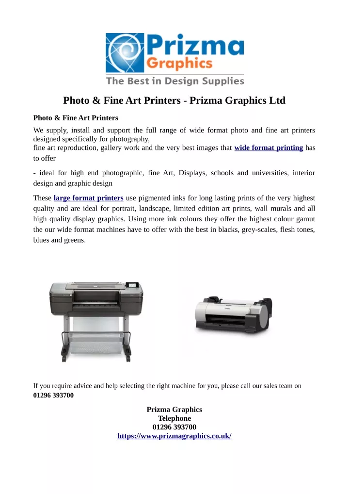 photo fine art printers prizma graphics ltd