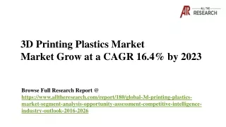 3d printing plastics market market grow at a cagr