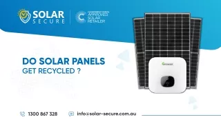 do solar panels get recycled