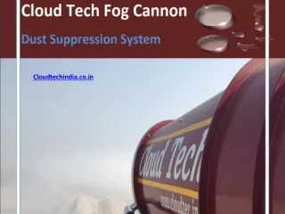 Fog Cannon Dust Suppression System