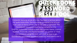 quickbooks password reset tool