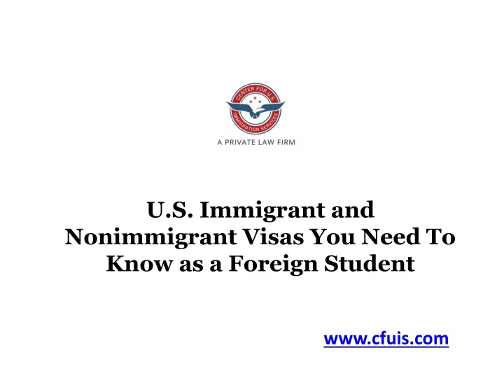 u s immigrant and nonimmigrant visas you need