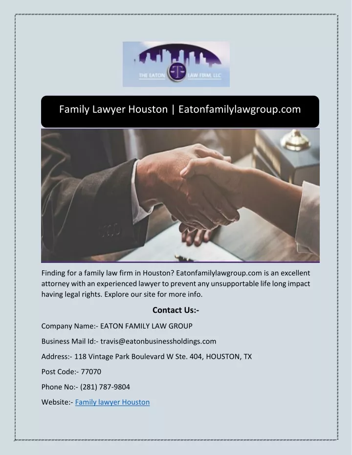 family lawyer houston eatonfamilylawgroup com