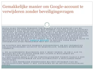 Google Helpdesk Nederland online hulp als je wilt