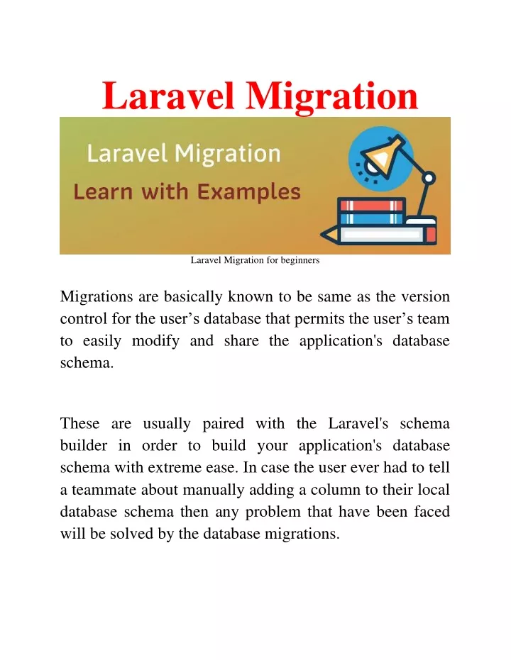 laravel migration