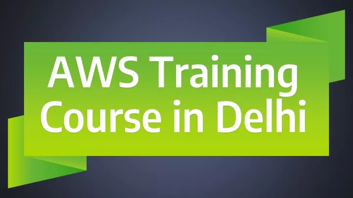 aws training course in delhi