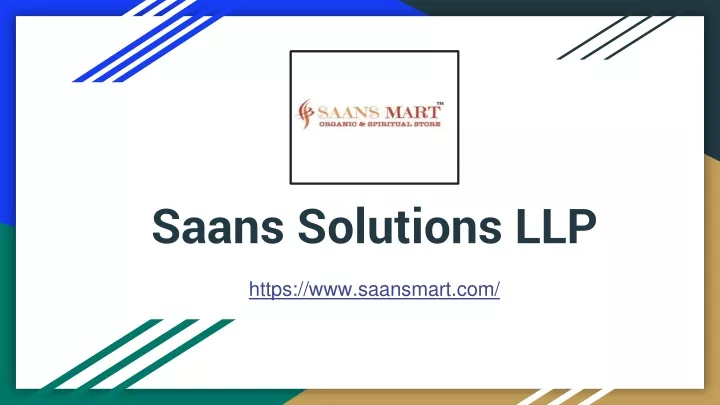 saans solutions llp https www saansmart com