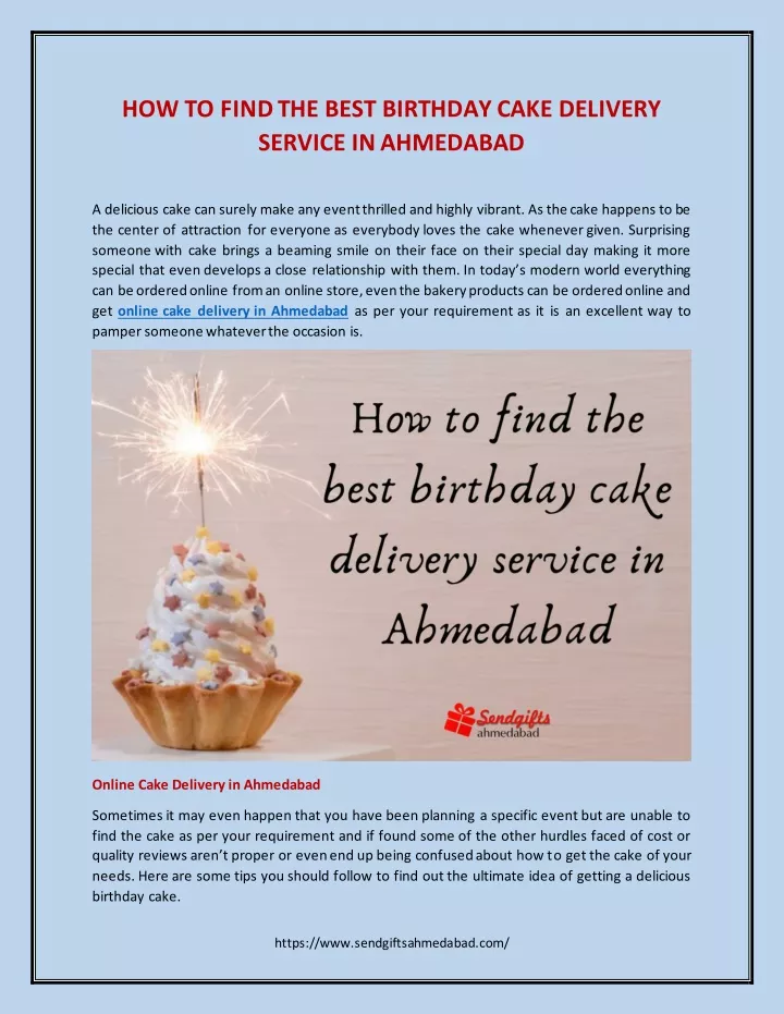 how to find the best birthday cake delivery