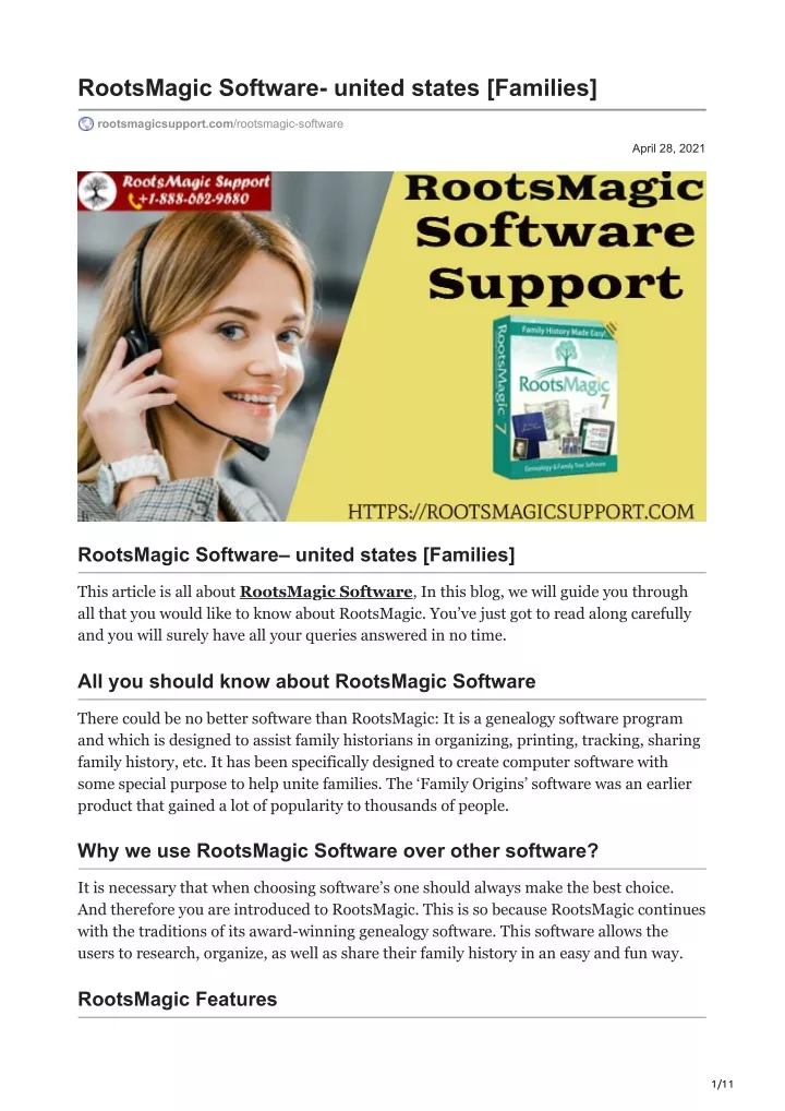 rootsmagic software united states families