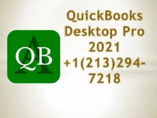 Quickbook Desktop Pro 2021