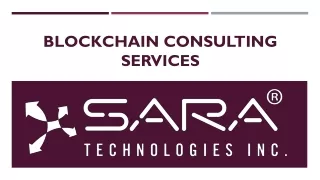 blockchain consulting services