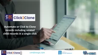 Click2Clone - Clone Dynamics 365 CRM Records