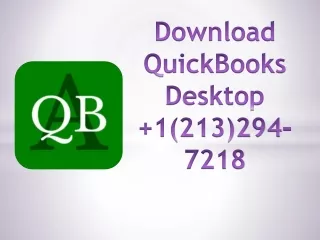 Download Quickbooks Desktop  1 (213)294-7218