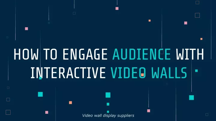 how to engage audience with interactive video