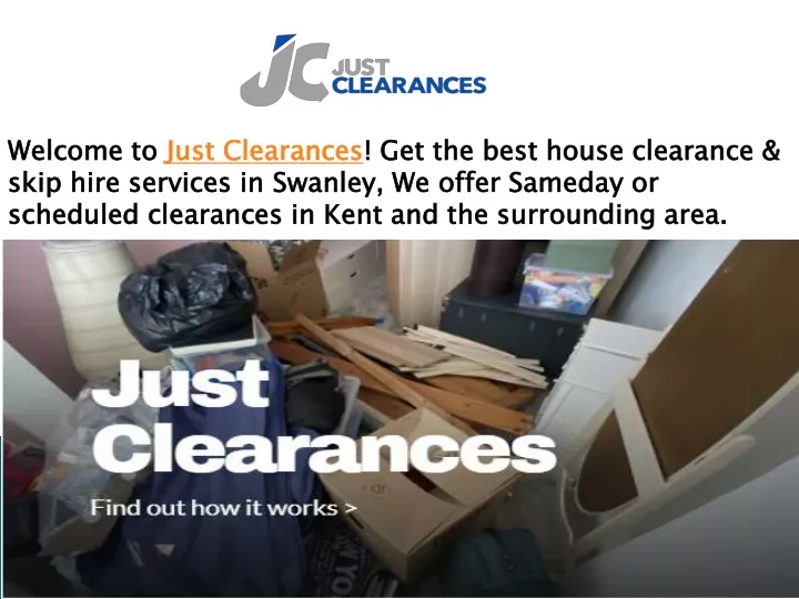 welcome to just clearances get the best house
