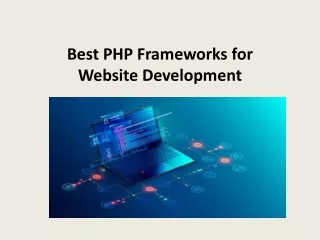 best php frameworks for website development