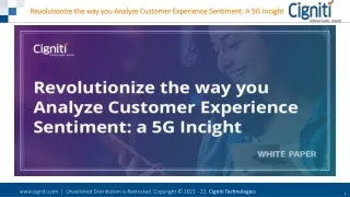 revolutionize the way you analyze customer