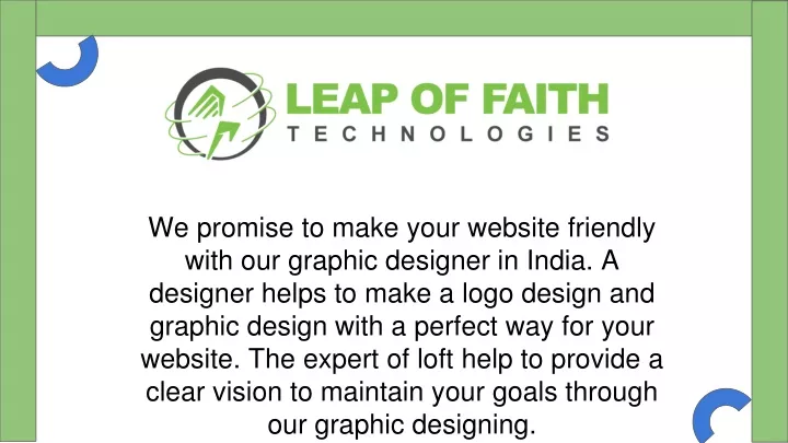 we promise to make your website friendly with