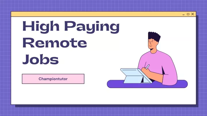 high paying remote jobs