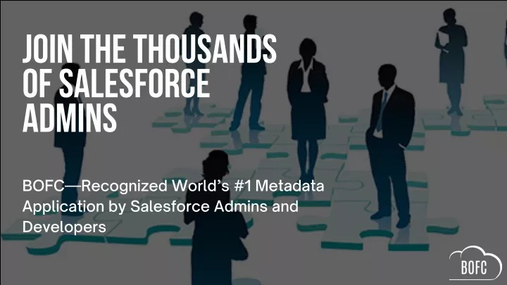 join the thousands of salesforce admins