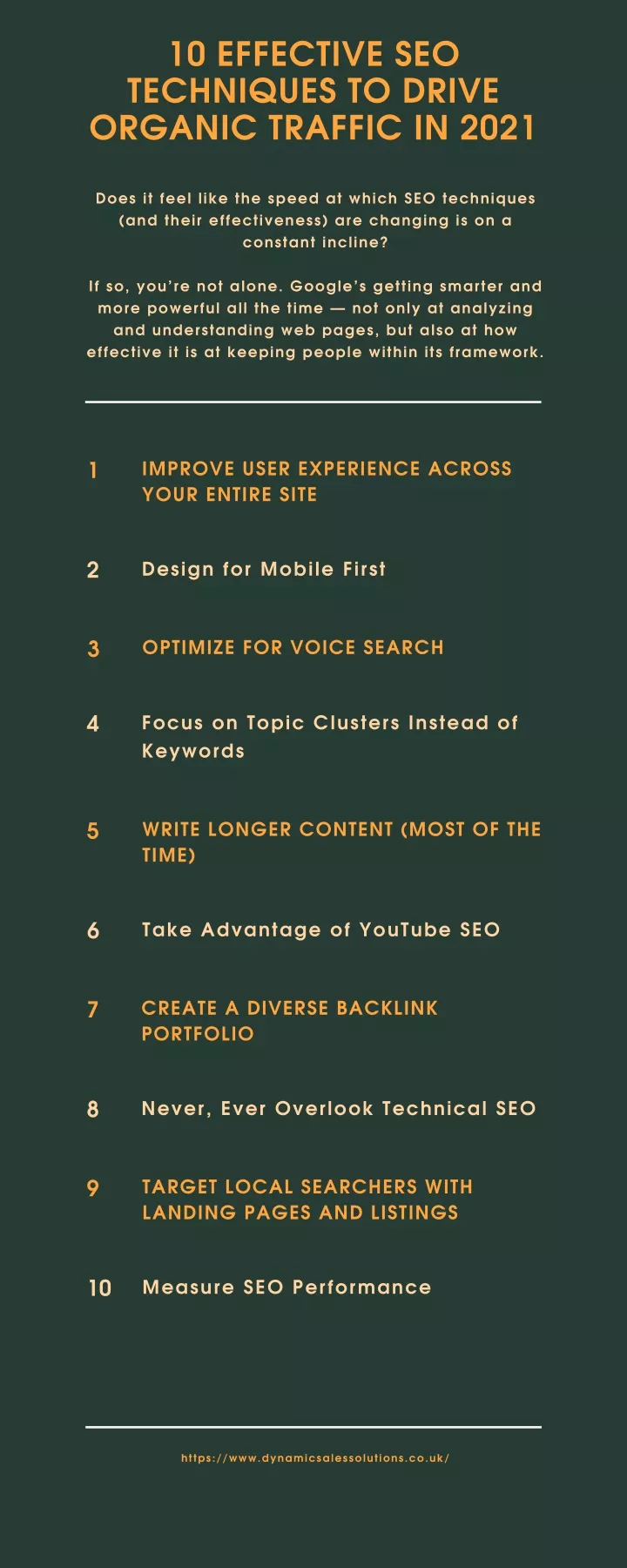 10 effective seo techniques to drive organic