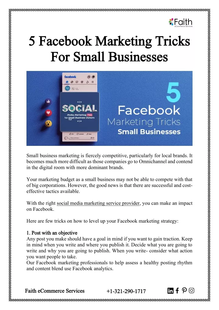 5 facebook marketing tricks 5 facebook marketing
