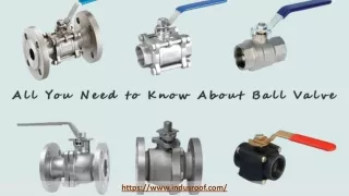 All You Need to Know About Ball Valve