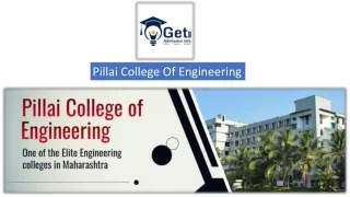 Pillai College Of Engineering Fees Structure for Students