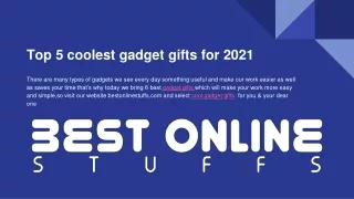 Top 5 coolest gadget gifts for 2021