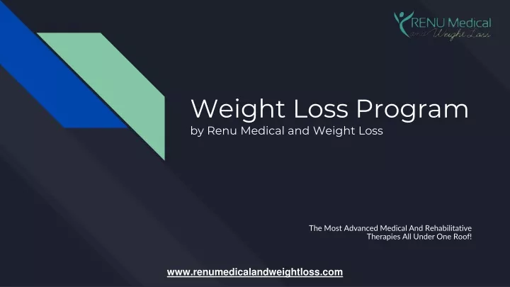 weight loss program by renu medical and weight loss