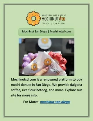 Mochinut San Diego | Mochinutsd.com