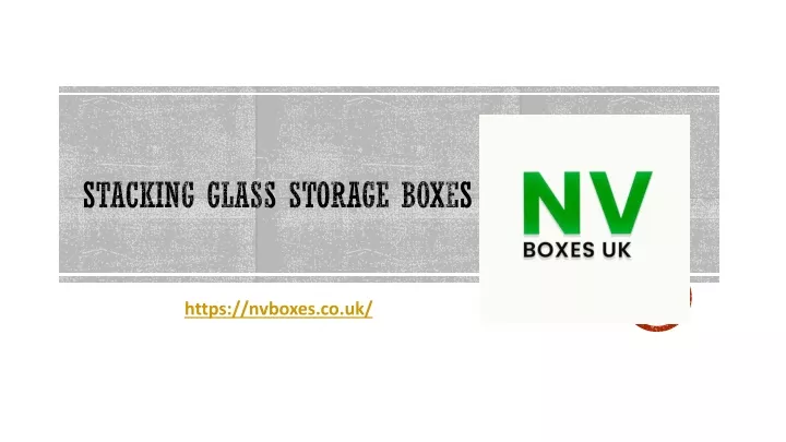 stacking glass storage boxes