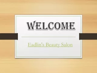 welcome