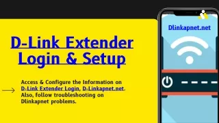 Dlink Extender Setup & Login | Dlinkap.Local Login | DlinkApNet