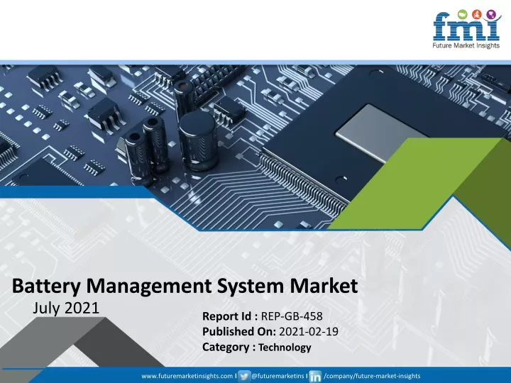 battery management system market july 2021