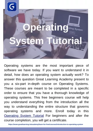 Operating System Tutorial